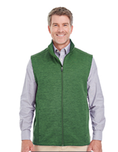 Newbury Melange Fleece Vest DG797 Devon & Jones Adult/Ladies